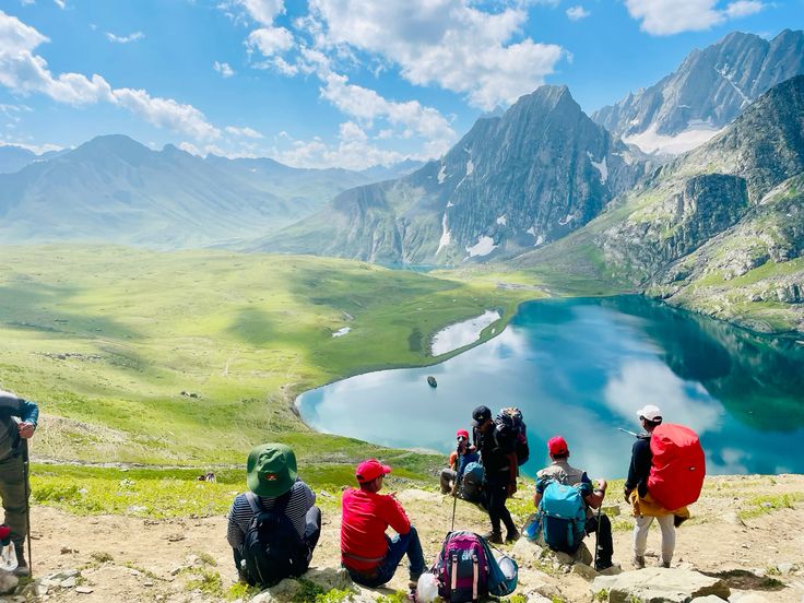 Adventure activities in Kashmir kashmir great lake trek