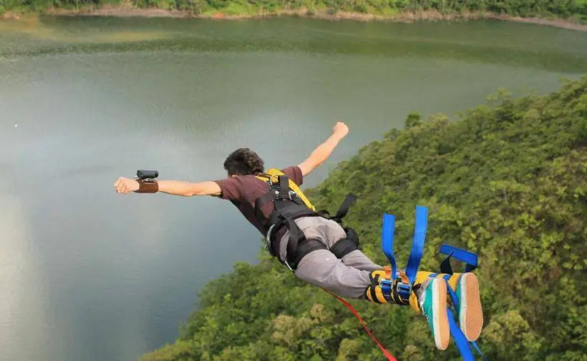 Goa Adventure bungee jumping goa